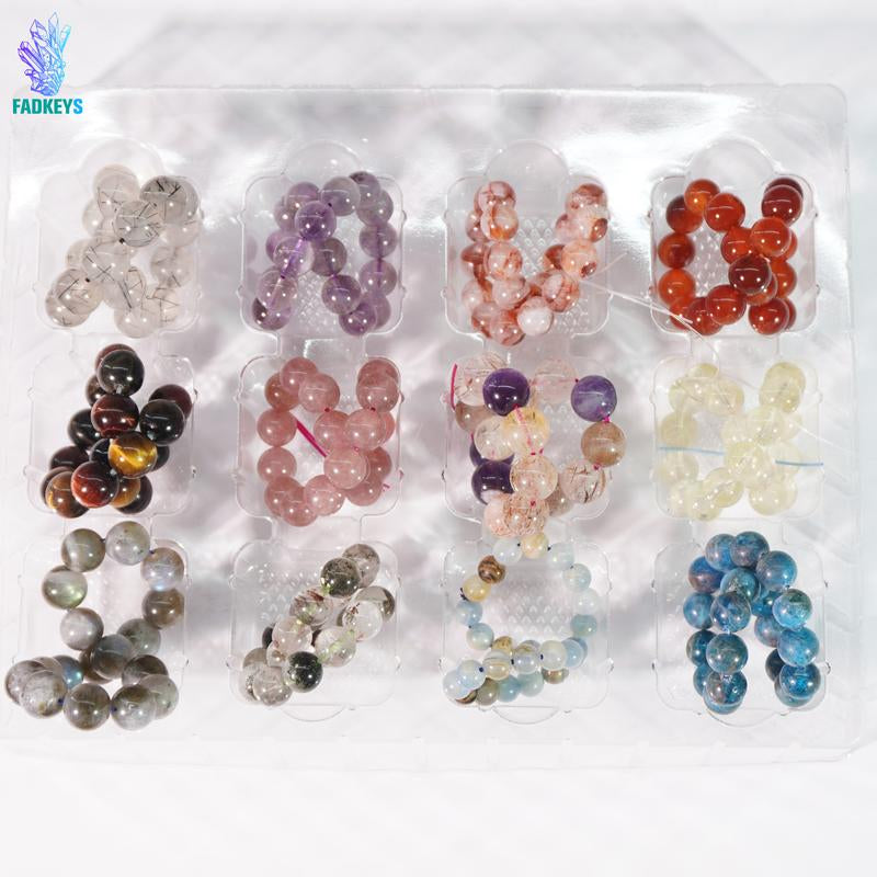 Twelve Zodiac Crystal Bracelets