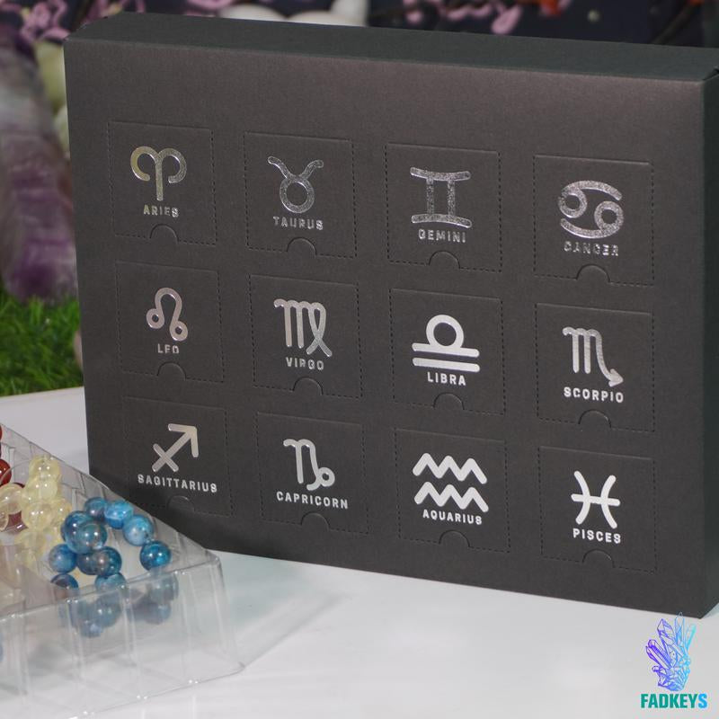 Twelve Zodiac Crystal Bracelets